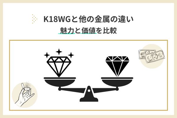 K18WGと他の金属の違い｜魅力と価値を比較