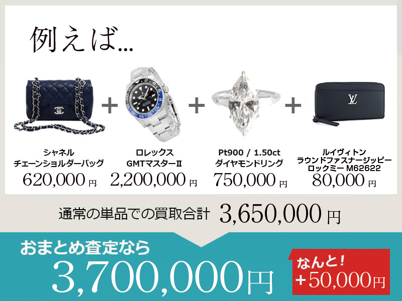 ゴールドウィンのおまとめ査定